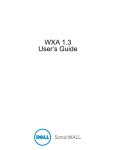 WXA 1.3 User's Guide