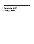Datacolor 110 User's Guide