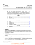 TPS65020EVM-110 User's Guide