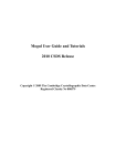 Mogul User Guide and Tutorials 2010 CSDS Release