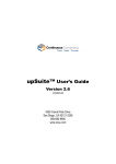 upSuite™ User's Guide