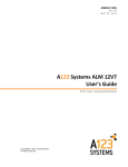 A123 Systems ALM 12V7 User's Guide