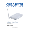 AirCruiser Ultra N Router User's Guide