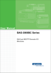 User Manual BAS-3000BC Series