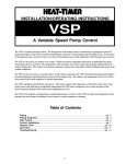 VSP Manual - Heat-Timer Corporation
