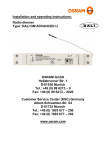 Installation and operating instructions: Radio dimmer Type