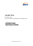 JB-QBC-BS10 OPERATING INSTRUCTIONS