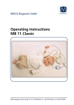 Operating Instructions MB 11 Classic