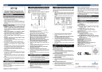 Installation and Operating Instructions