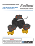 Radiant Motorized Valve Installation Manual - Heat