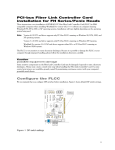PCI-based Fiber Link Controller Card installation Manual