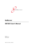 NetBurner SB72EX User's Manual