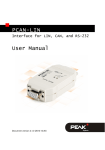 PCAN-LIN - User Manual - PEAK