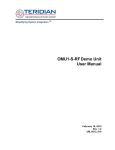 OMU1-S-RF Demo Unit User Manual