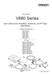 V680 Series User's Manual for Amplifiers, Antennas, and RF Tags