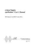CMX47786HX cpuModuleTM User's Manual