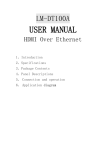 USER MANUAL