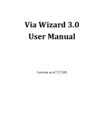 Via Wizard 3.0 User Manual