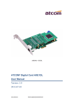 AX4E-Centos5.4-Dahdi-User Manual-V1.0-EN