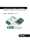 PCAN-MicroMod CANopen - User Manual - PEAK