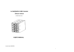 3-4 SAS/SATA II HDD Canister Deluxe version USER'S MANUAL