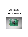 AVRcam User's Manual