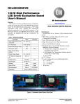 150 W High Performance LED Driver Evaluation Board User's Manual