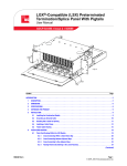 LGX-Compatible (LSX) Preterminated Termination