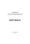 USER'S MANUAL