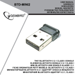BTD-MINI2 Gembird User Manual
