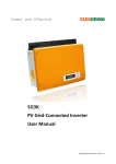SG3K PV grid-connected inverter user manual