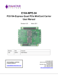 E104-MPE user manual - Diamond Systems Corporation