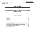 IRPLDIM3 User Manual - International Rectifier