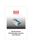 ISI-501 Series Off-Grid Solar Inverter User Manual