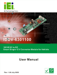 IDDV-6301100 ATX Converter Module User Manual