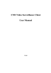CMS Video Surveillance Client User Manual