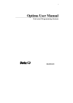 Optima User Manual - Data I/O Corporation