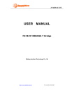 USER MANUAL FE1&10/100BASE