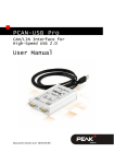 PCAN-USB Pro - User Manual - PEAK