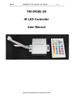 T80-(RGB) i24 IR LED Controller User Manual