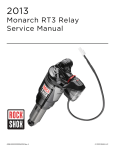 Monarch RT3 Relay Service Manual