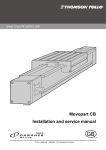 Movopart CB Installation and service manual