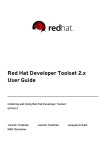 Red Hat Developer Toolset 2.x User Guide