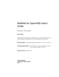 MultiNet for OpenVMS User's Guide