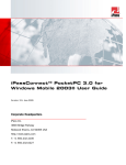 iPassConnect™ PocketPC 3.0 for Windows Mobile 2003® User Guide