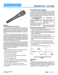 Model BETA 87Ct User Guide