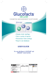 Glucofacts Deluxe User Guide - Bayer Diabetes Care Schweiz