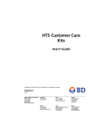 User Guide: HTS Customer Care Kits