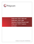 Polycom VVX 500, VVX 600, and VVX Camera User Guide