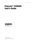 Polycom CX5000 User Guide